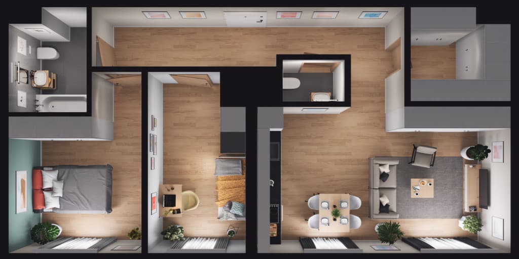 Завершили проект загородного коттеджа в Подмосковье